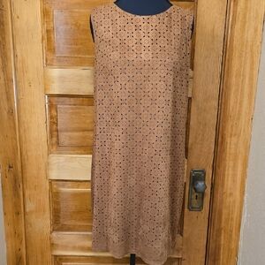 Maurices Faux Suede Sleeveless Sheath Dress S